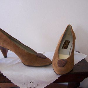 VTG Suede SESTO MEUCCI,Florence ITALY Size 6 Pumps